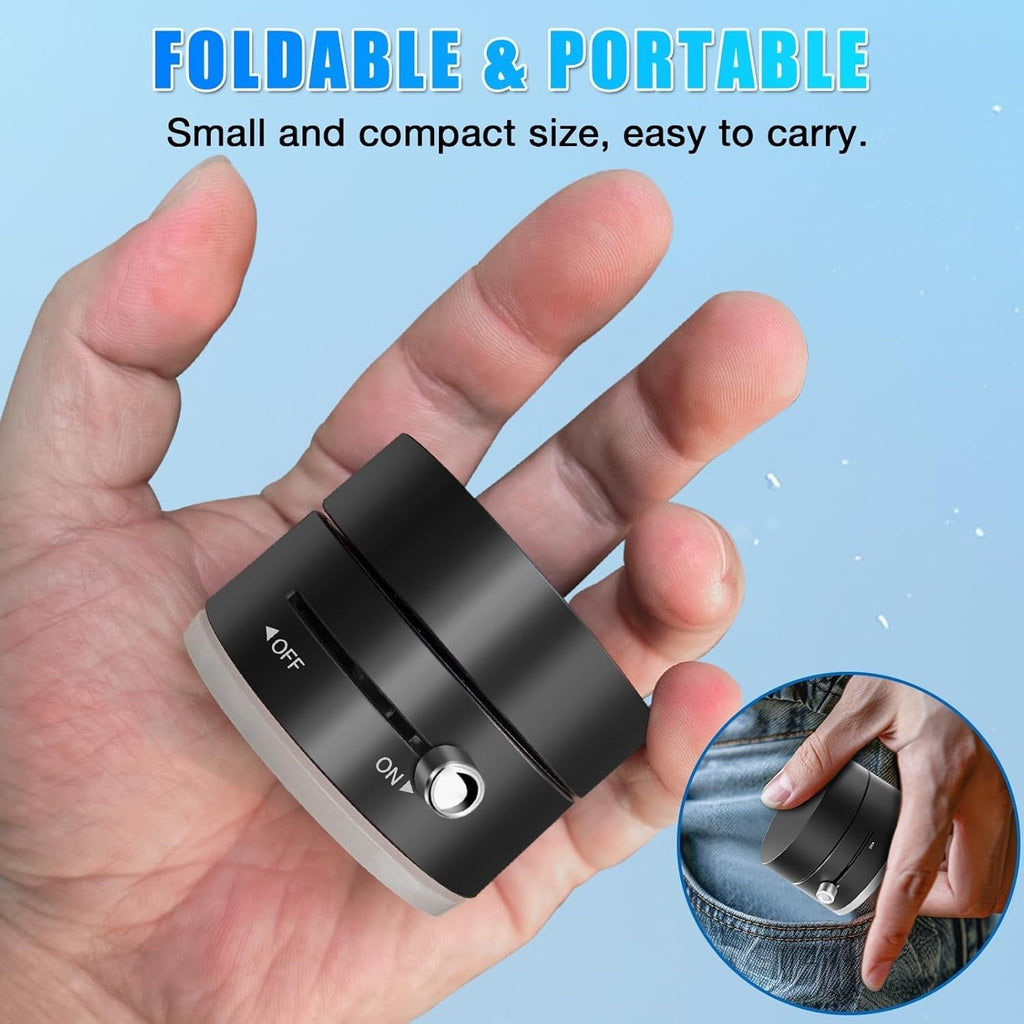 Magnetic Phone Holder Device - For Car/Mirror/Gym Use it Anywhere - Double-sided, 360° rotation