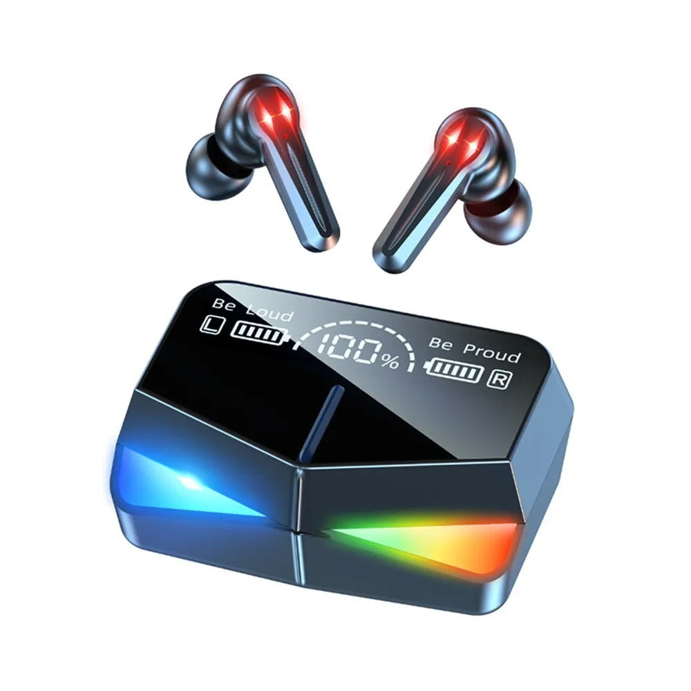 M28 TWS Wireless Earbuds With Charging Case Premium Quality Smooth Sound - for gaming & Music