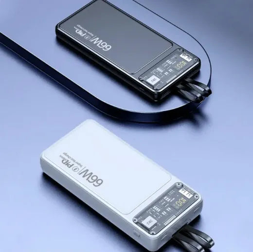 66W Super Fast Charge PD Power Bank 20000mAh Portable Fast Charging Powerbank With Digital Display | Compatible with Samsung/iPhone and More