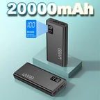 66W Super Fast Charge PD Power Bank 20000mAh Portable Fast Charging Powerbank With Digital Display | Compatible with Samsung/iPhone and More