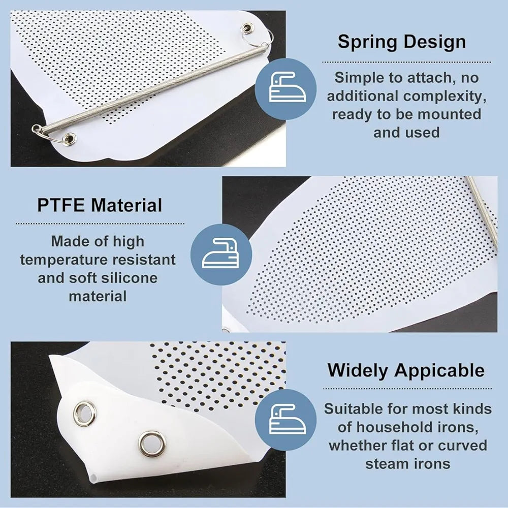 Teflon Iron Cover -Heat Resistant Ironing Shoe for Clothes Protection - Premium Quality