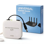 WiFi Router UPS Power Bank, 12 Volts, 20,000 mAH Battery - 5 to 7 Hours Battery Life - Best Quality