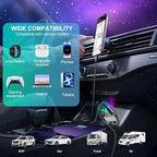 4-in-1 Fast Car Charger with Star Light- Type C, iPhone Type, USB-A, USB-C - Premium Quality