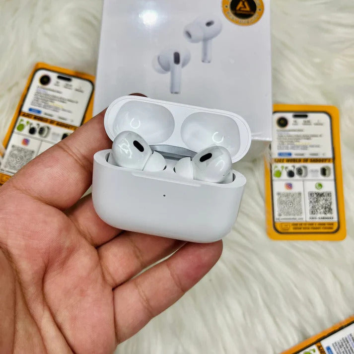 AirPods Pro 2nd Generation - Premium Quality Earbuds - ANC working + Buzzer addition