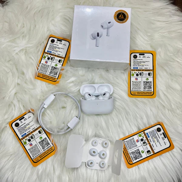 AirPods Pro 2nd Generation - Premium Quality Earbuds - ANC working + Buzzer addition